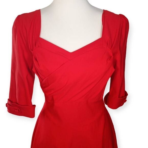 Miusol Red Women's Dress - Picture 3 of 10
